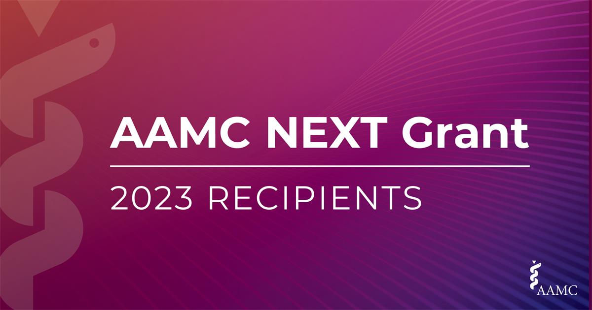AAMC NEXT Grant 2023 Recipients logo